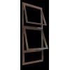 Window Frame Aluminium 28-ptt915 Bronze Clear,  - Cashbuild