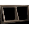 Window Frame Aluminium 28-pt186 Bronze Clear Left Hand, ROBMEG ALUMINIUM - Cashbuild