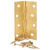 100mm Brass Butt Hinge With Screws