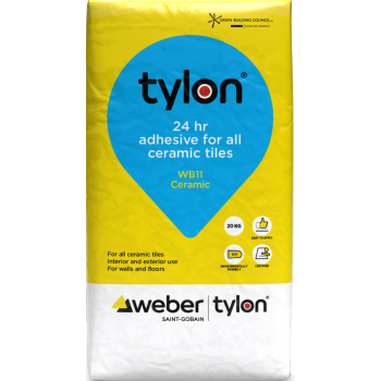 Tylon WB11 Ceramic Tile Adhesive 20Kg, TYLON - Cashbuild