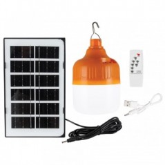 Emergency Bulb With Solar Panel And Remote,  - Cashbuild