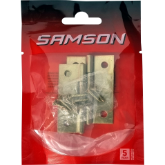 Samson Hinge Butt Steel 50mm Brass Plated, SAMSON - Cashbuild