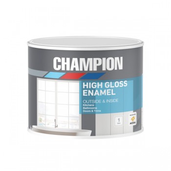 Champion High gloss Enamel 1L Golden Brown, CHAMPION - Cashbuild