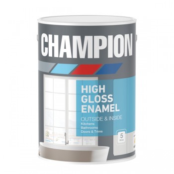 Champion High gloss Enamel 5L Dark Brown, CHAMPION - Cashbuild