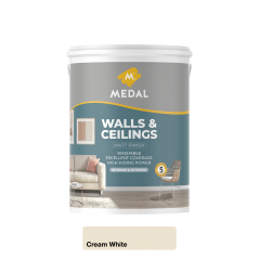 Medal Walls And Ceilings 5L White, MEDAL - Cashbuild