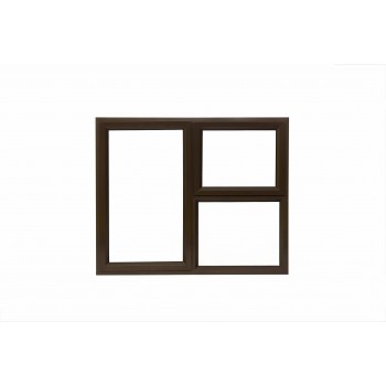 Window Frame Aluminium 28-Pst119 Bronze Clear Left Hand