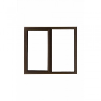 Window Frame Aluminium 28-Ps109 Bronze Clear Left Hand,  - Cashbuild