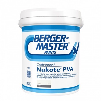 Bergermaster Nukote PVA 20L Cream, Bergermaster - Cashbuild