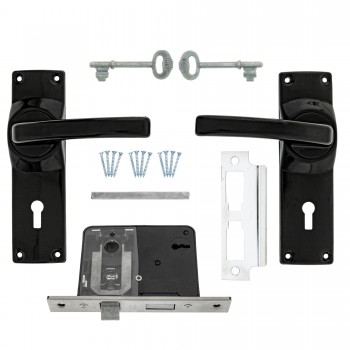 Fort Knox 2 Lever Lock Polyprop Eco Black Handle, FORT KNOX - Cashbuild