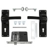 Fort Knox 2 Lever Lock Polyprop Eco Black Handle, FORT KNOX - Cashbuild