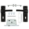 Fort Knox 2 Lever Lock  Eco Black Handle, FORT KNOX - Cashbuild