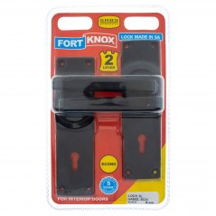 Fort Knox 2 Lever Lock  Eco Black Handle, FORT KNOX - Cashbuild