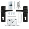 Fort Knox Euro Profile Lock Eco  Black Handle, FORT KNOX - Cashbuild