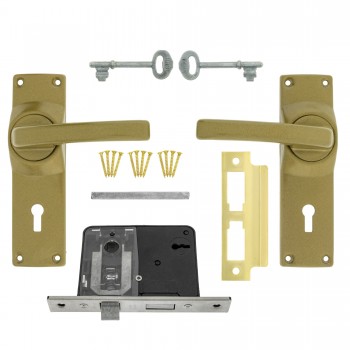 Fort Knox 2 Lever Lock Polyprop Eco Gold Handle, FORT KNOX - Cashbuild