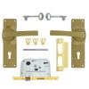 Fort Knox 2 Lever Lock Eco  Gold Handle, FORT KNOX - Cashbuild