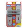 Fort Knox 2 Lever Lock Polyprop  Eco Satin Chrome Handle, FORT KNOX - Cashbuild