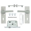 Fort Knox 2 Lever Lock Eco  Satin Chrome Handle, FORT KNOX - Cashbuild