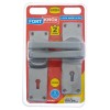 Fort Knox 2 Lever Lock Eco  Satin Chrome Handle, FORT KNOX - Cashbuild