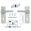 Fort Knox 3 Lever Lock  Eco Satin Chrome Handle, FORT KNOX - Cashbuild