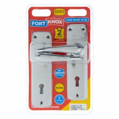 Fort Knox 2 Lever Lock Polyprop  Eco Chrome Handle, FORT KNOX - Cashbuild