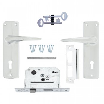 Fort Knox 3 Lever Lock Eco Chrome Handle, FORT KNOX - Cashbuild