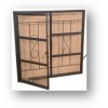 Window Frame Steel C2H Burglar Bars B1mm Glazed