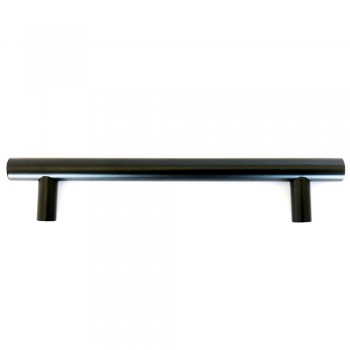 Hollow Bar Handle Matt Black 128mm, APS - Cashbuild