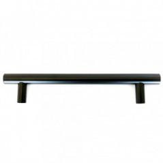 Hollow Bar Handle Matt Black 128mm, APS - Cashbuild
