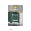 Medal High gloss Enamel 5L White, MEDAL - Cashbuild