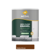 Medal High gloss Enamel 1L Golden Brown, MEDAL - Cashbuild