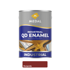 Medal QD Industrial Enamel 5L Burgandy, MEDAL - Cashbuild