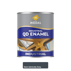 Medal QD Industrial Enamel 1L Dark Grey, MEDAL - Cashbuild