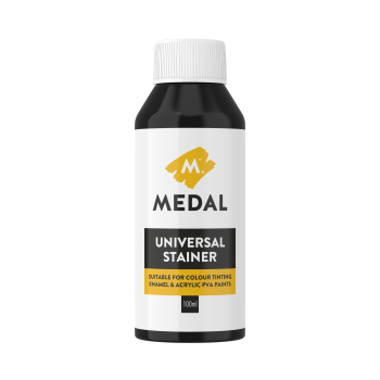 Medal Paint Tinter Universal 100ml Black, MEDAL - Cashbuild