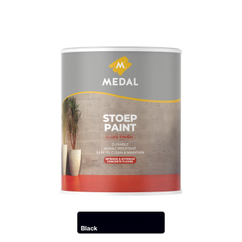 Medal Stoep Paint 1L Black, MEDAL - Cashbuild
