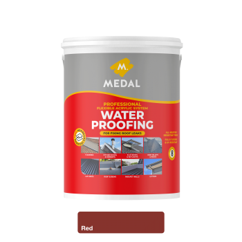 Medal Waterproofer And Membrane 5L Red, MEDAL - Cashbuild