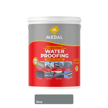 Medal Waterproofer And Membrane 5L Grey, MEDAL - Cashbuild