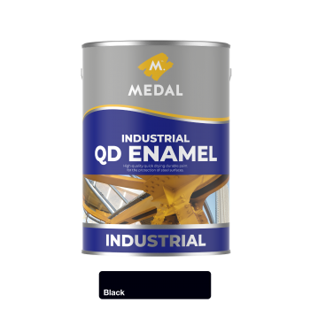 Medal QD Industrial Enamel Black 5l
