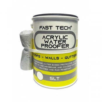 Fast Tech Waterproofer And Membrane 5L Charcoal, Fast Tech - Cashbuild