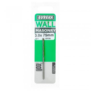 Eureka Masonry Drill Bit 3.0X75mm Quantity:1, EUREKA - Cashbuild