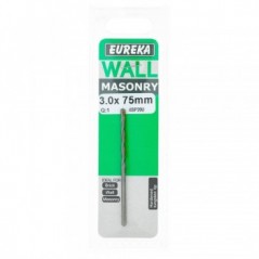 Eureka Masonry Drill Bit 3.0X75mm Quantity:1, EUREKA - Cashbuild