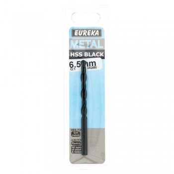 Eureka Black Metal Hss Drill Bit 6.5mm Quantity:1, EUREKA - Cashbuild