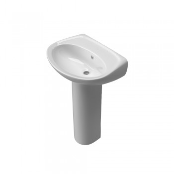 Basin & Pedestal White,  - Cashbuild