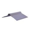 Rolltop Ridge Galvanised Corr 4800X400X04,  - Cashbuild