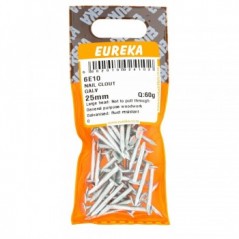 Eureka Nail Clout Galvanised 25mm Quantity:60G, EUREKA - Cashbuild