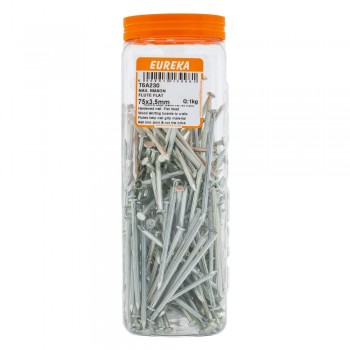 Eureka Masonry Nail Fluted Flat 75 X 3.5mm Quantity:1kg, EUREKA - Cashbuild