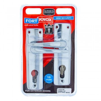 Lockset Euro 60mm Quantity:1, FORT KNOX - Cashbuild