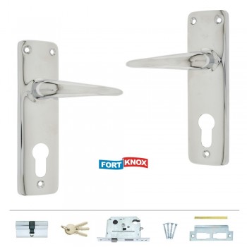 Lockset Euro 60mm Quantity:1, FORT KNOX - Cashbuild