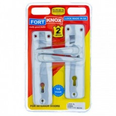 Lockset Fort Knox 2 Lever Lockset Chrome Plated, FORT KNOX - Cashbuild