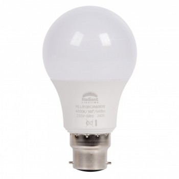 Globe Led A60 6W BC Rad, RADIANT - Cashbuild