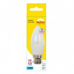 Globe Led Candle 7W BC Rad, RADIANT - Cashbuild